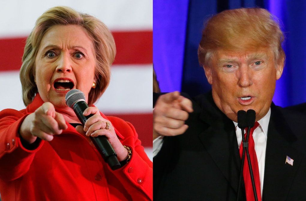 Image result for us elections trump vs hillary