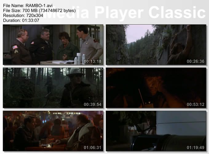 Rambo 1-2-3-4 BoxSet | Türkçe Dublaj | BRRip XviD