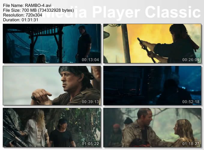 Rambo 1-2-3-4 BoxSet | Türkçe Dublaj | BRRip XviD