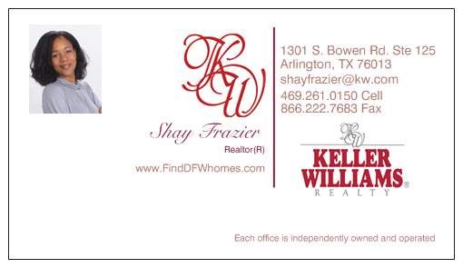 Shay Frazier www.finddfwhomes.com