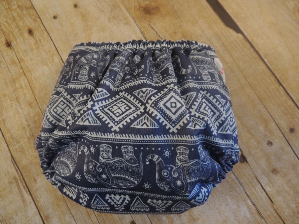 Intricate Elephants Diaper Cover Intricate Elephants Diaper Cover