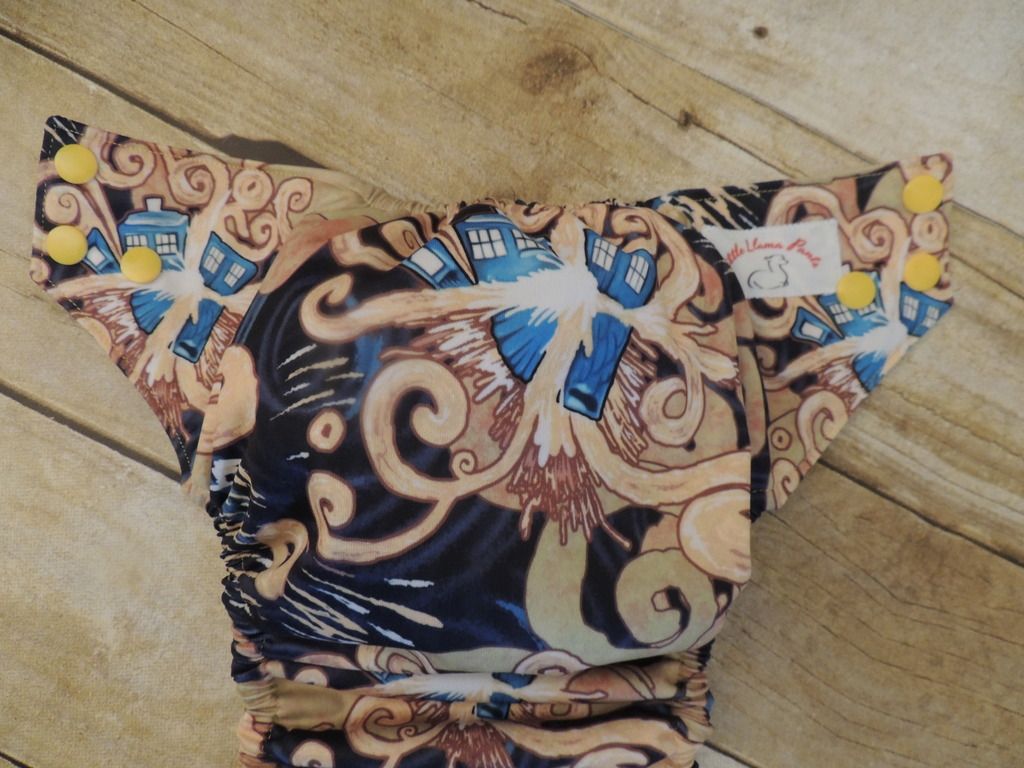 Exploding TARDIS Inspired One Size Diaper Exploding TARDIS Inspired One Size Diaper