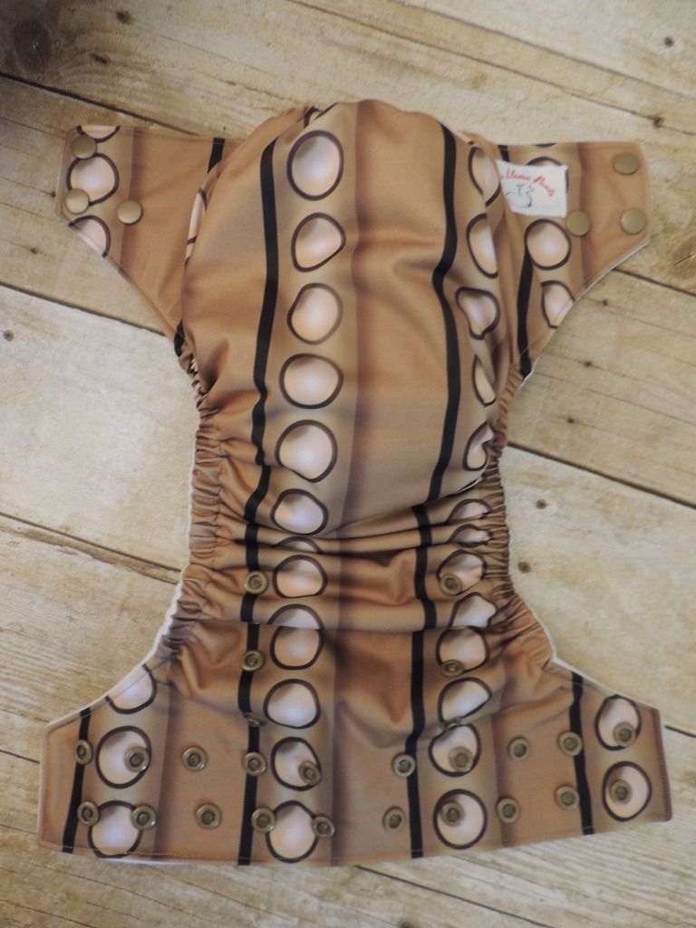 Dalek Inspired One Size Diaper Dalek Inspired One Size Diaper