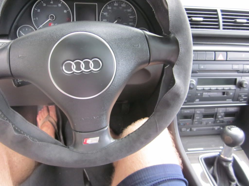 DIY Alcantara wheel wrap with pics