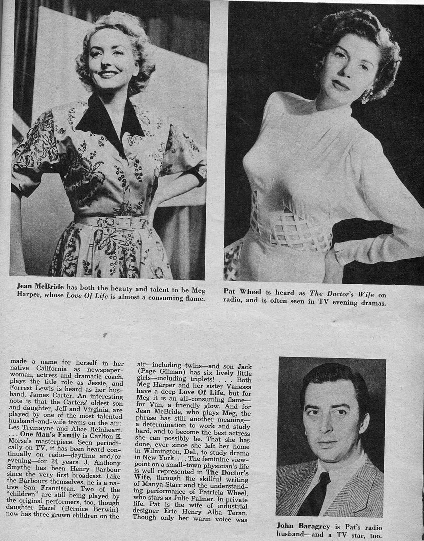 1956 article on TV and radio soaps - DTS: Cancelled Soaps - Soap Opera ...